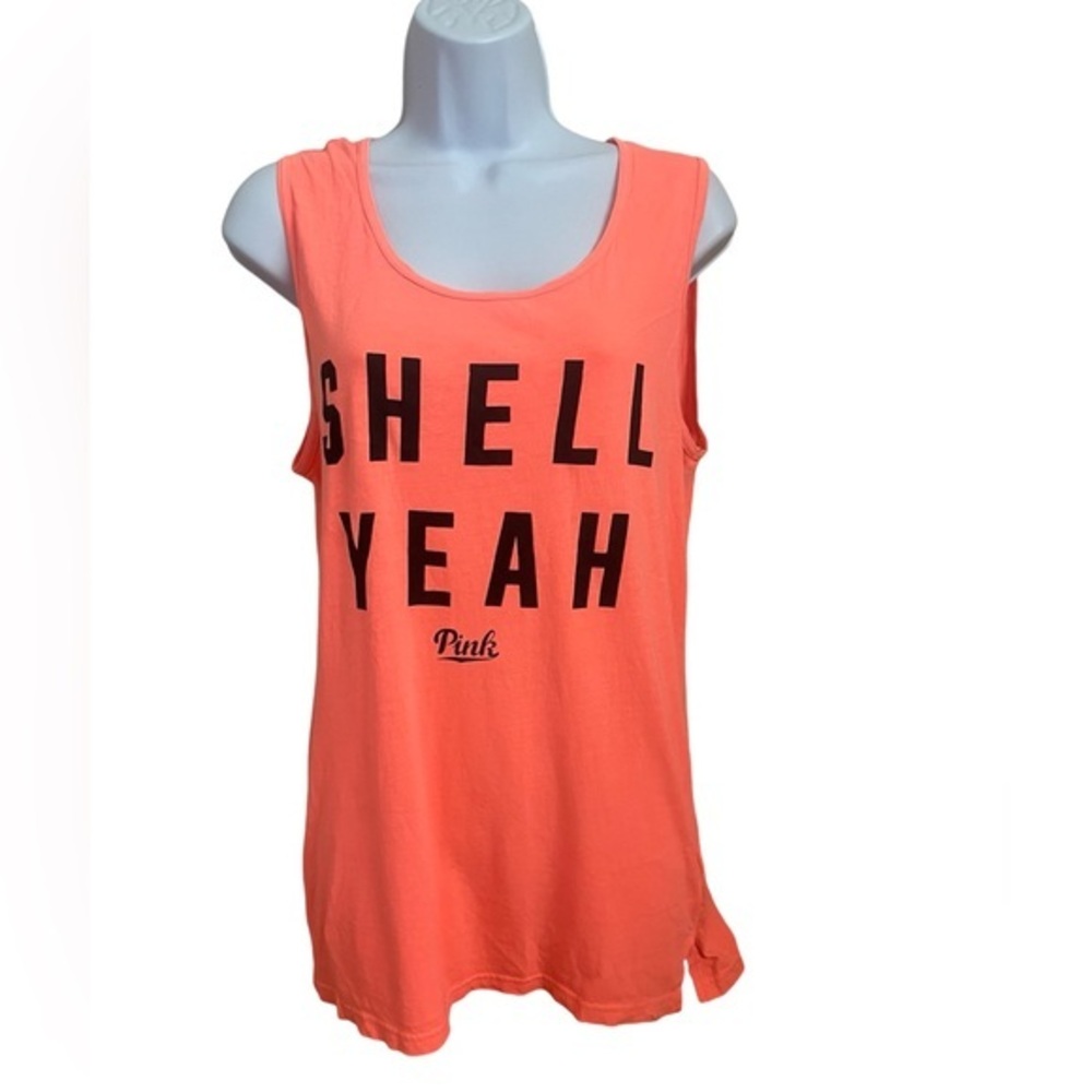 Victoria's  Secret PINK "Shell Yeah" bright tank - small